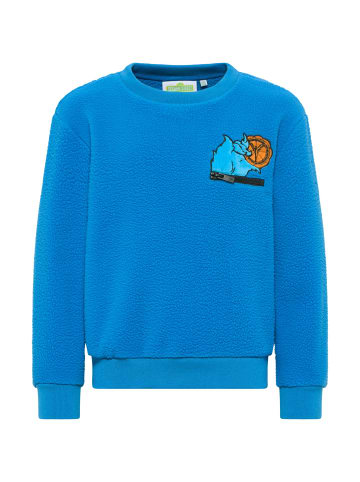 Carlo Colucci Sweatshirt Decker in Blau