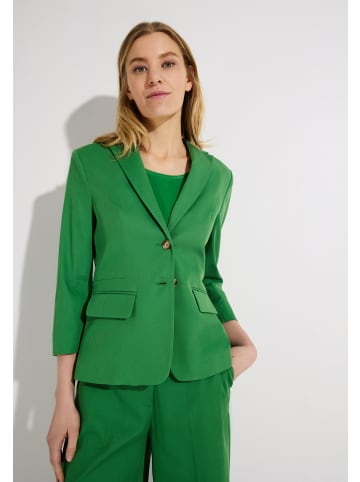 More & More taillierter, schmaler 3/4 Arm Blazer in green