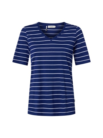 März T-Shirt in marine weiß