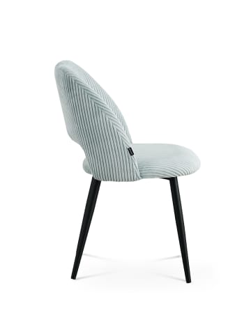 B&D Home 2er-Set: Esszimmerstuhl VICKY in Hellblau - (B)53 x (H)81 x (T)58 cm