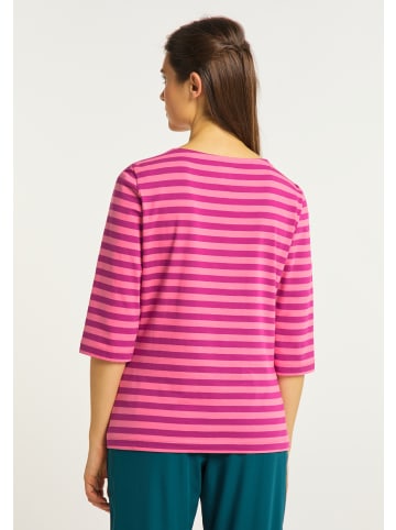 Joy Sportswear 3/4 Arm-Shirt MALINA in camelia pink stripes