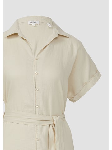 s.Oliver Kleid lang in Creme