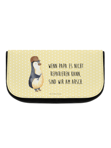 Mr. & Mrs. Panda Make-Up Tasche Wenn Papa es nicht reparieren ka... in Gelb Pastell