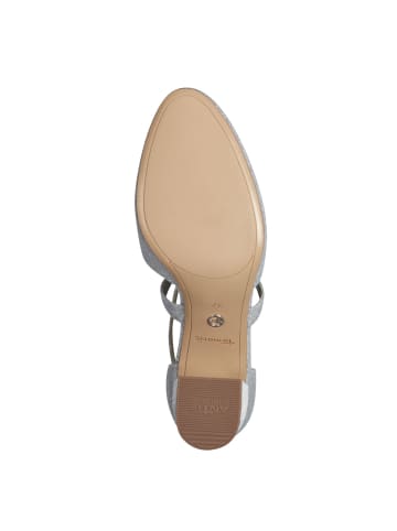 Tamaris Riemchenpumps in Silber