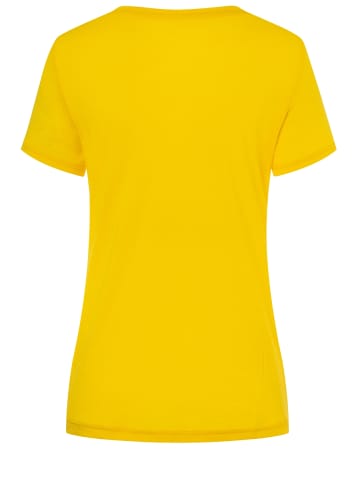 super.natural Merino T-Shirt in gelb