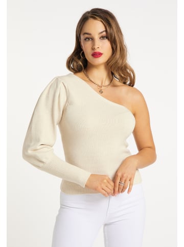 faina Damen Strickpullover in Champagner