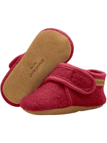 En Fant Kinder Hausschuh "Baby Wool Slippers" in Rot