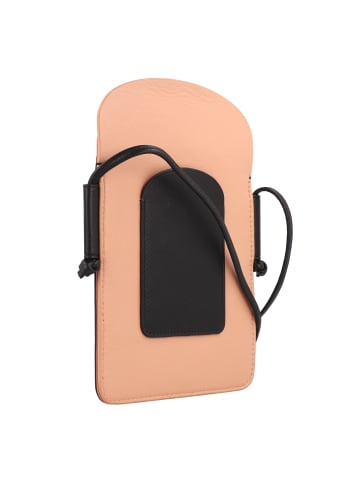 DuDu Colorful Minorca Handytasche Leder 12 cm schwarz
