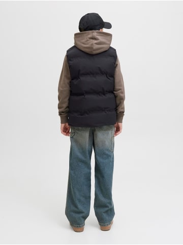 JACK & JONES Junior Steppweste in Black