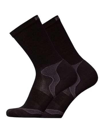 UphillSport Socken 'MALLA' 2er Pack in Black