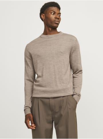 Jack & Jones Strickpullover in Greige 1