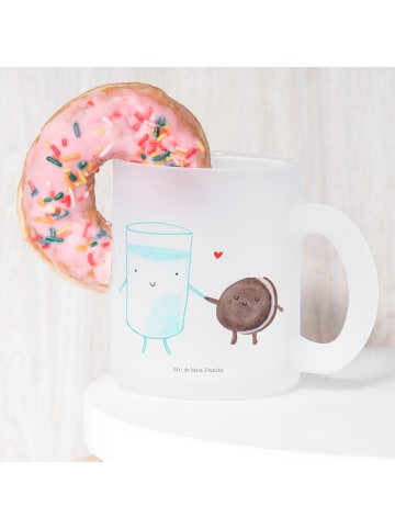 Mr. & Mrs. Panda Tasse Milch Keks ohne Spruch in Transparent