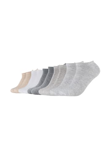 S. Oliver Sneakersocken essentials 10er Pack essentials in white mouliné mix