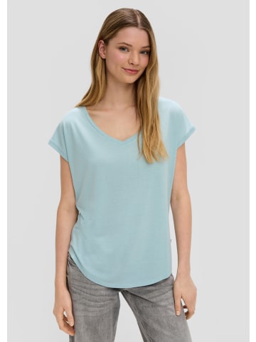 QS T-Shirt in 6103_pastelltürkis