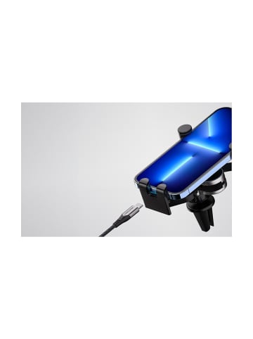 HOCO Automatischer Auto-Lüftungshalterung mit Clip Grau