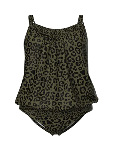 Ulla Popken Soft-BH in dunkel khaki