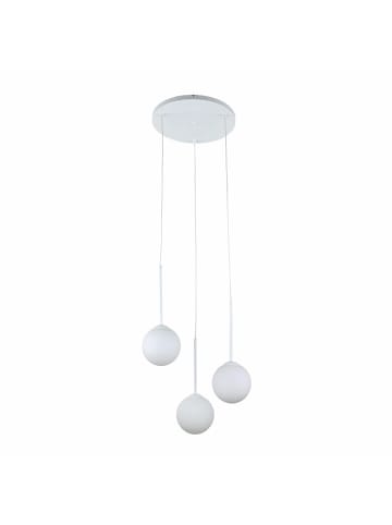 Licht-Erlebnisse Pendelleuchte (B)44 x (L)44 x (T)200 cm in Weiß