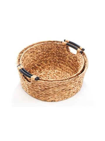 kobolo Aufbewahrungskorb HYACINTH2SET in Braun
