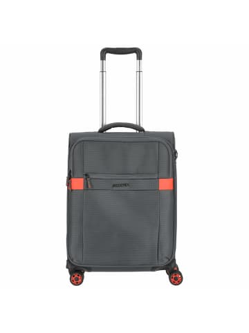 March15 Kober - 4-Rollen Kabinentrolley S 52 cm erw. USB in charcoal