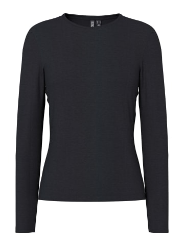 Pieces Oberteil mit langen Ärmeln in Black