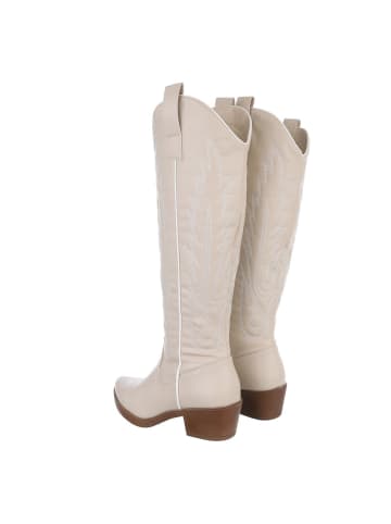 Ital-Design Stiefel in Beige