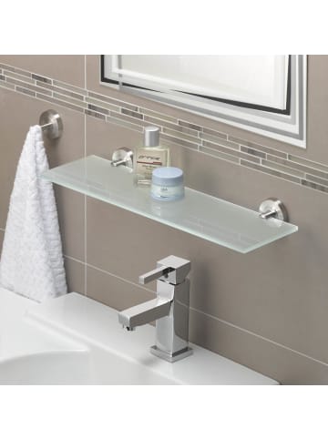 Amare bath Regal Glasablage in Silber