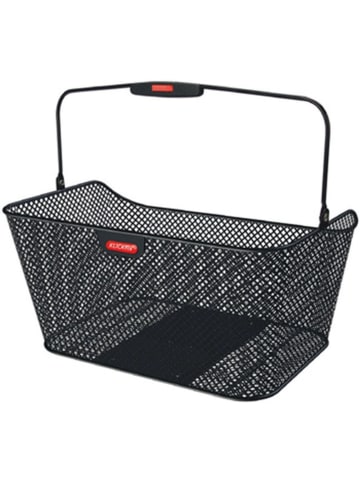KLICKfix Hinterradkorb City mit KorbClip in schwarz