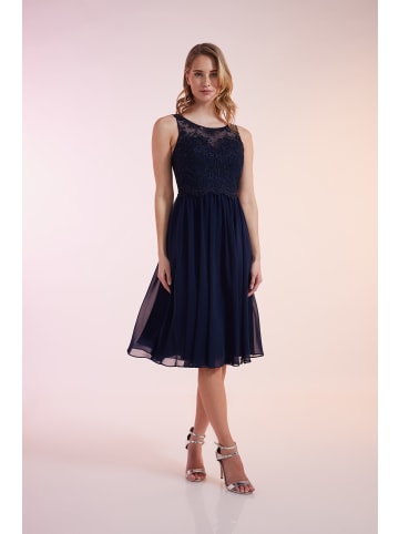 LAONA Cocktailkleid Princess Midi Dress in Stormy Blue