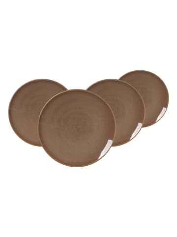 Ritzenhoff & Breker 4er Set Dessertteller Sahara ø 20,5 cm in Dunkelbraun