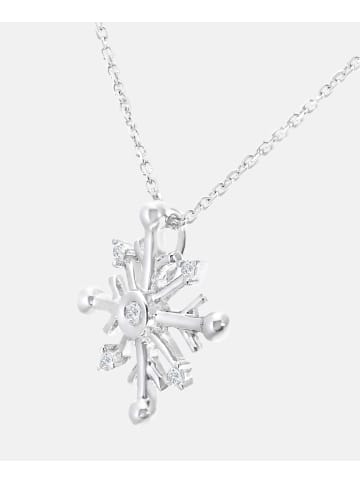 Diamant L'éternel Halskette mit Anhänger aus 375 Weißgold mit Diamant