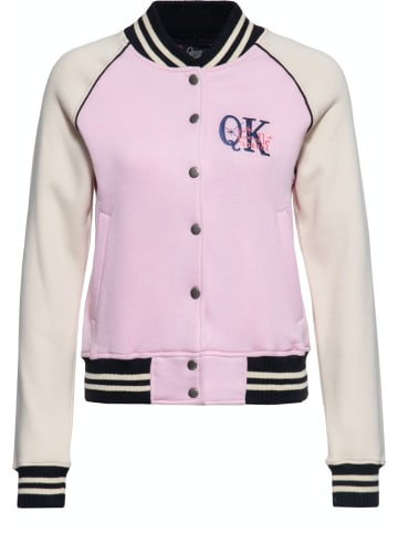 Queen Kerosin Sweatjacke in Rosa