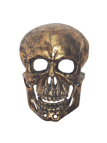 FineBuy Wanddekoration in Gold / Aluminium / 30x16x41