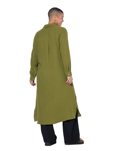 Studio Untold Longtunika in oliv