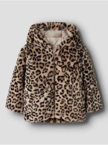 name it Leopardenmuster Kapuzenjacke für Herbst/Winter Outfits in Braun-2