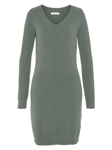 Tamaris Strickkleid in salbei mélange