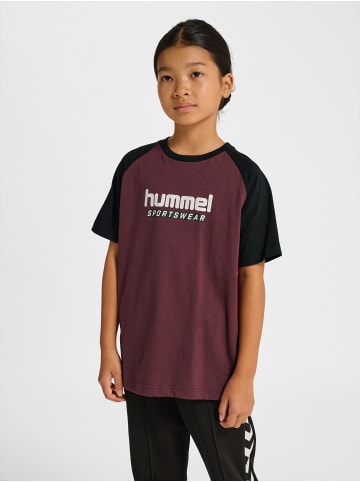 Hummel T-Shirt Hmljr Logo Lebensstil Mädchen in VINEYARD WINE