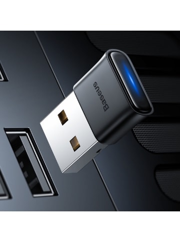 Baseus Baseus Mini Bluetooth 5.0 USB Adapter Empfänger Sender für Computer in Schwarz