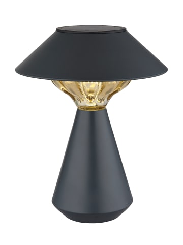 Globo lighting Solarleuchte "SOLARLEUCHTE METALL ANTHRAZIT, 10XLED" in anthracite