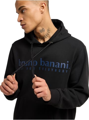 Bruno Banani Hoodie ohne Reißverschluss CARVER in Schwarz