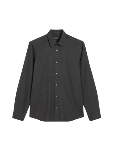 Marc O'Polo Hemd regular in multi/dark grey melange