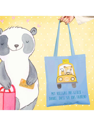 Mr. & Mrs. Panda Schultasche Chauffeur Glück mit Spruch in Sky Blue