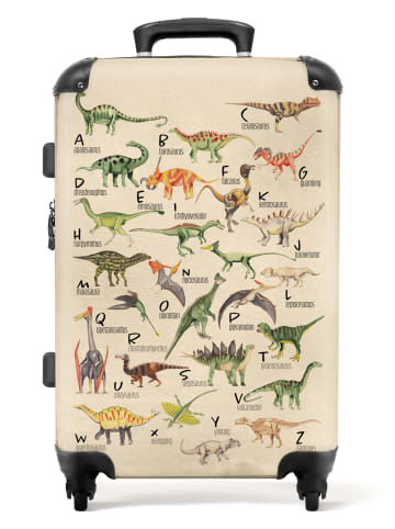 NoBoringSuitCases Suitcase, Koffer, Reisekoffer Dino Alphabet
