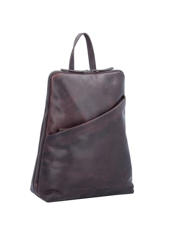 The Chesterfield Brand Wax Pull Up Rucksack Leder 34 cm in brown