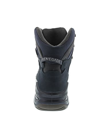 LOWA Renegade EVO GTX Mid Schnürstiefel Blau