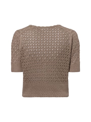 Marie Lund Strickjacke in schlamm - 0001