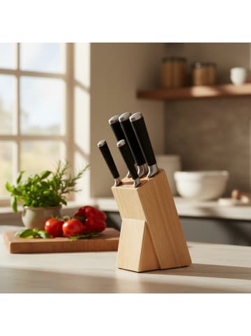 Kuppels 5-tlg. Messerblock TOUCH in holz