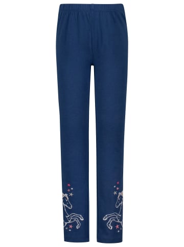 Salt and Pepper  Leggings Spring Bloom in ink blue