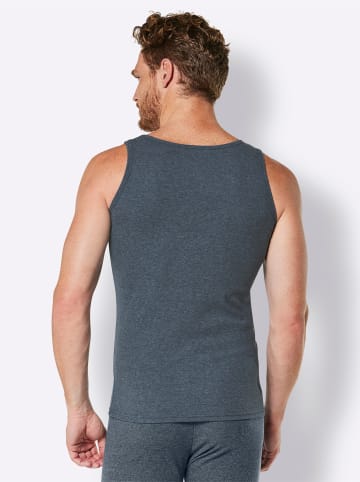 WITT WEIDEN Unterhemd in jeansblau-meliert