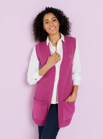 Sieh an! Strickweste in erika