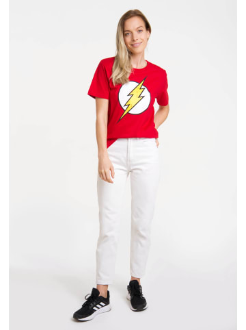 Logoshirt T-Shirt DC Comics - Flash Logo in rot
